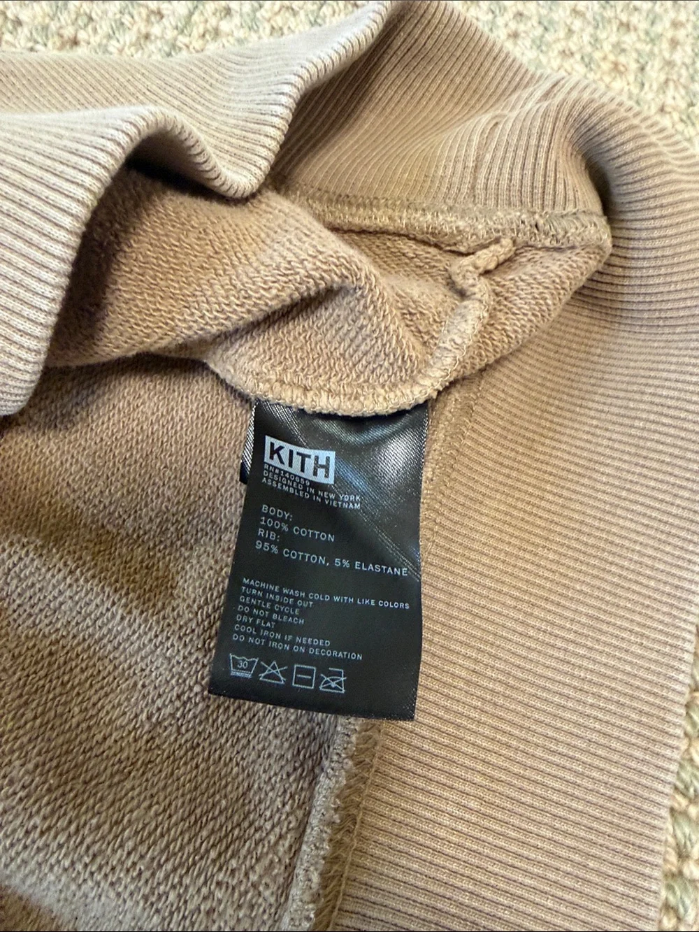 Kith Men's Crewneck Sweatshirt in Taupe Brown